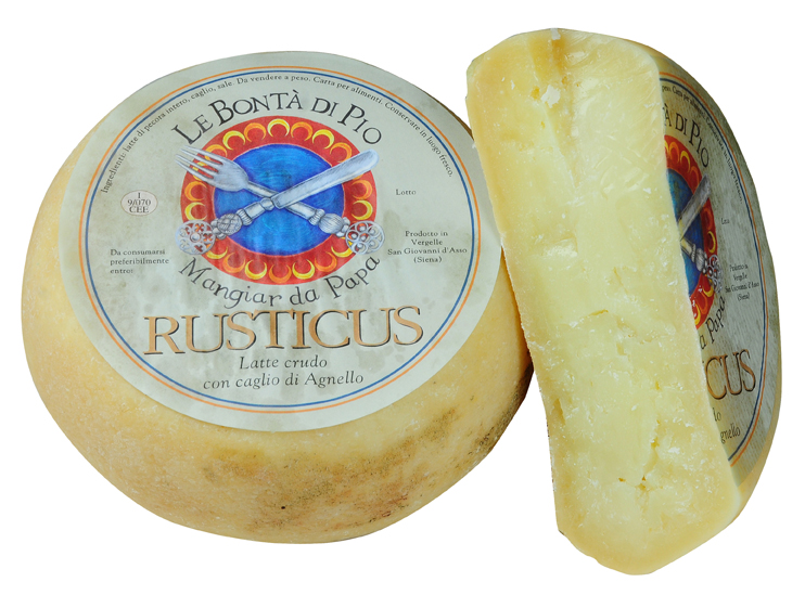 Pecorino a latte crudo RUSTICUS con caglio di agnello