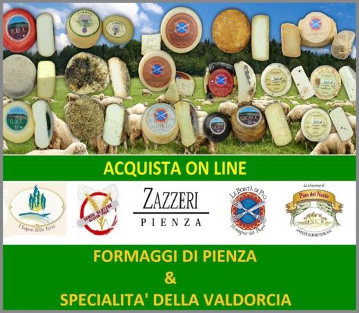 Formaggi di Pienza e Specialità della Valdorcia